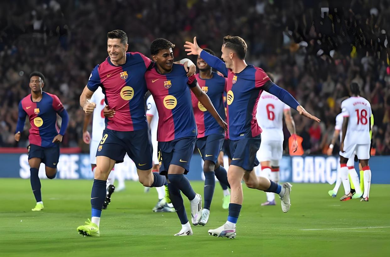 巴塞罗那连续胜场,稳居榜首 巴塞罗那连续胜场,稳居榜首