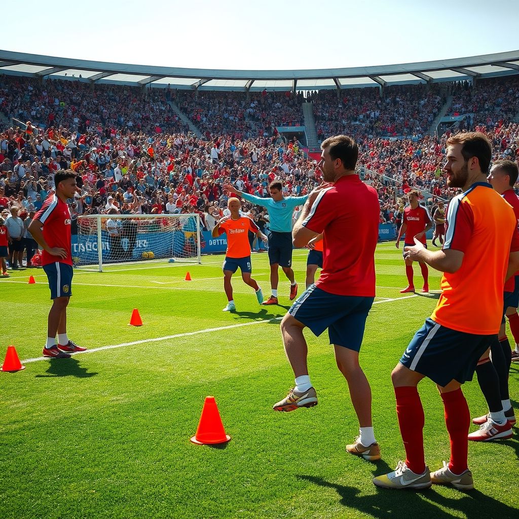 杏彩体育网页版入口-河床赛前训练公开，备战世俱杯冲刺