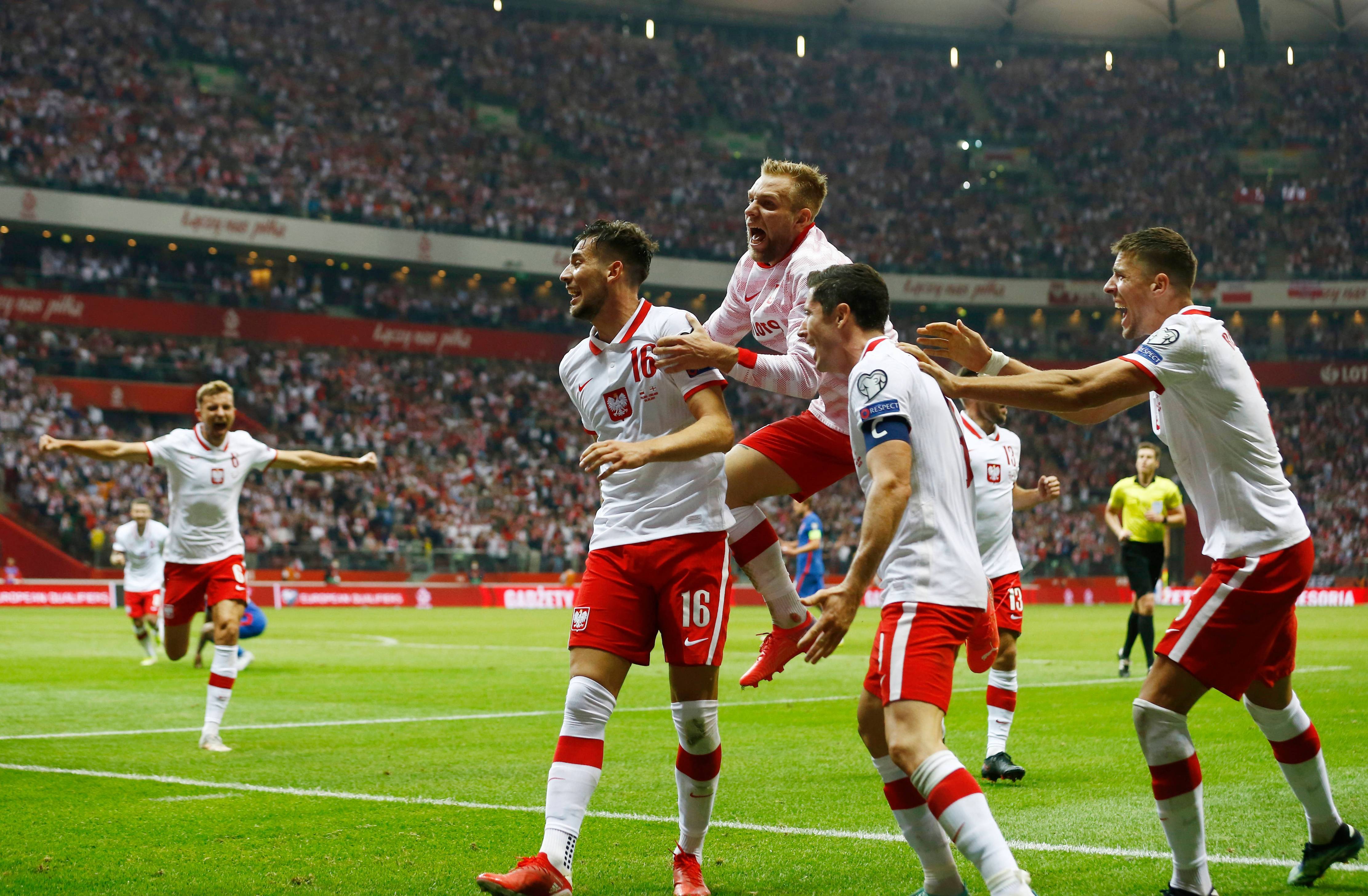 瑞士队在对阵波兰比赛中获胜