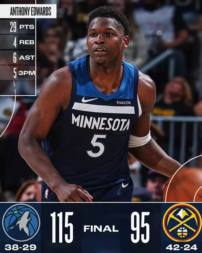 杏彩体育登录-掘金险胜森林狼，展现强劲实力